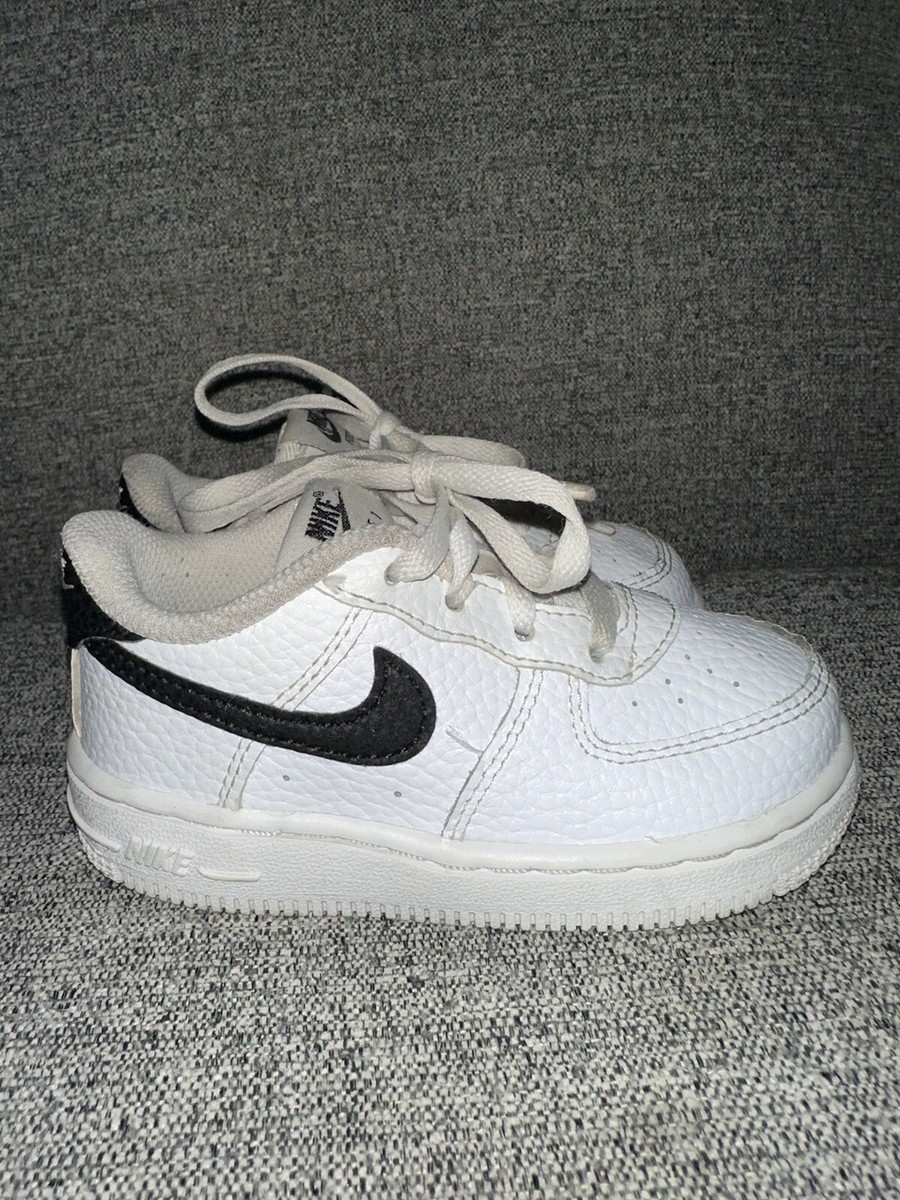 Nike Air Force 1 Low (TD) White / Black (CZ1691 100) Size 7C