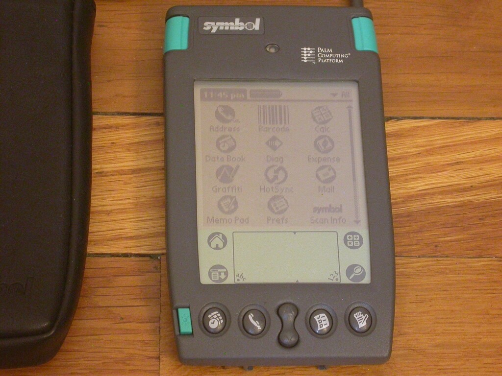 Symbol SPT1500-ZRG20200E Barcode Scanner Palm Computing with OEM