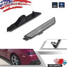 Clear Rear Fender Side Marker Lights Housings /Covers For 2010-2015 Chevy Camaro