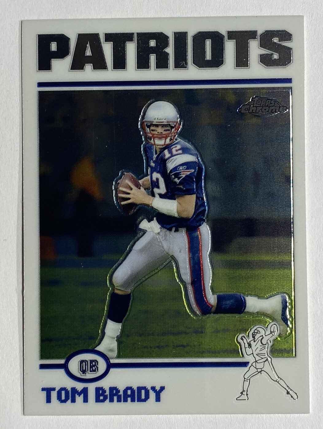 2004 Topps Chrome Tom Brady #125