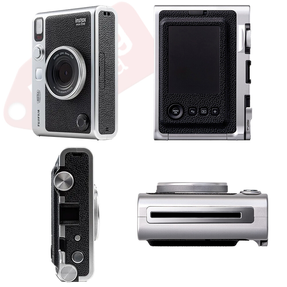 FUJIFILM INSTAX MINI EVO Hybrid Instant Camera Brown + 20