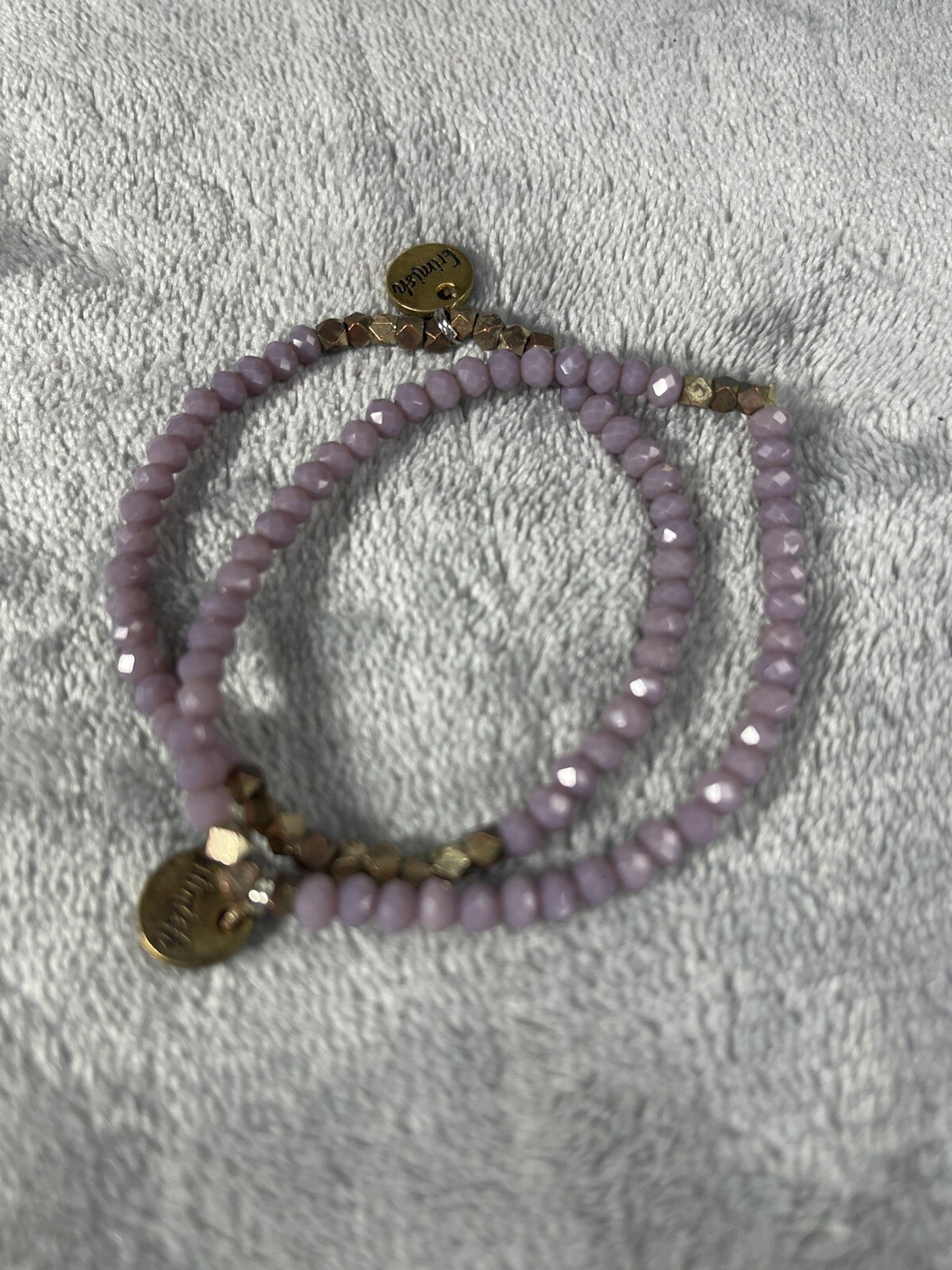 4 Rose Quartz & Mini Amethyst Stackable Stretch B… - image 7