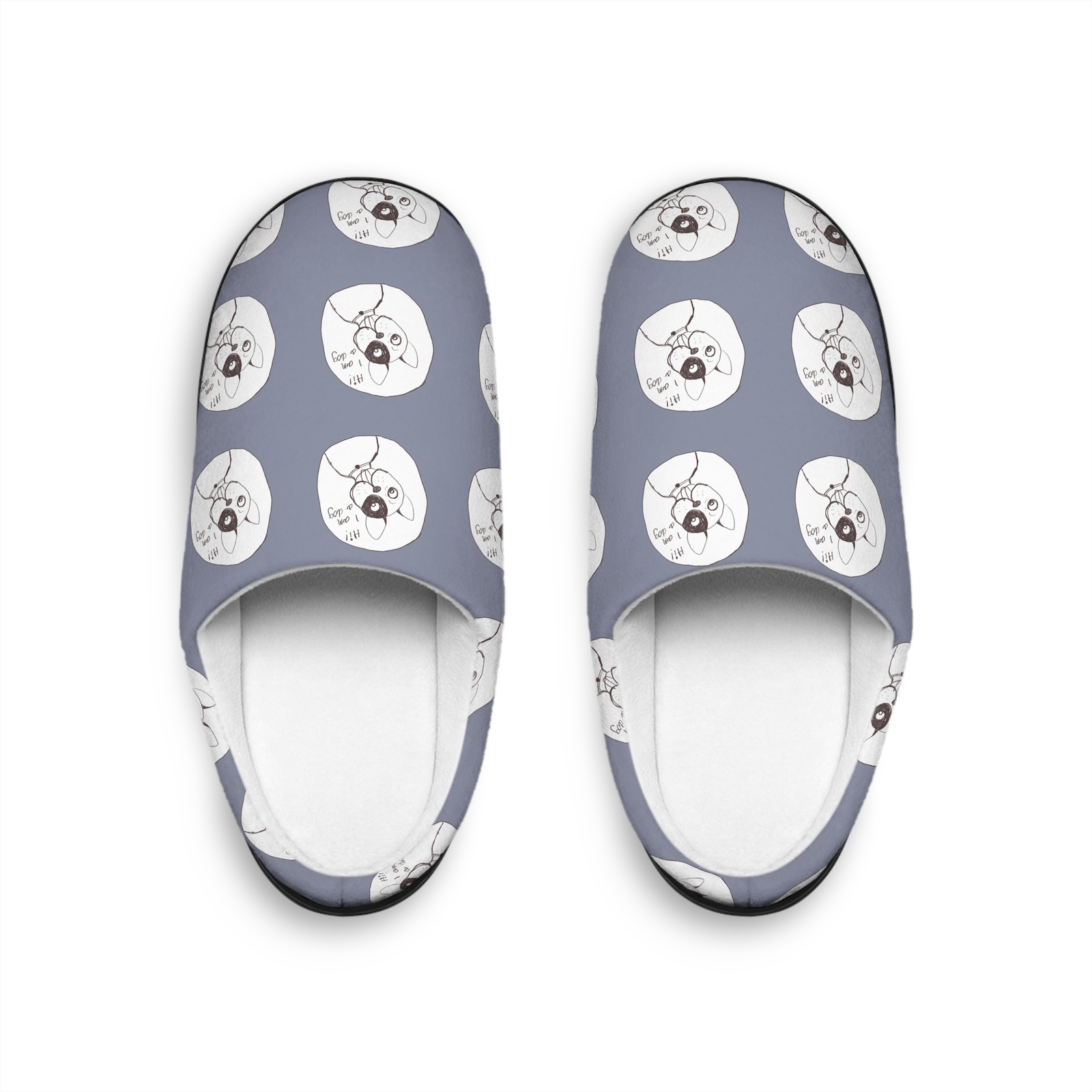 SAOLA Accoglienti Pantofole da Interno Donna a Tema Cane Carine Pantofole Regalo per gli Amanti dei Cani 