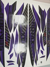 SEADOO RXP RXPX 300 purple for 2022 2023 decals stickers set graphics kit vinyl