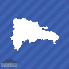 Dominican Republic Country State Outline Vinyl Decal Sticker