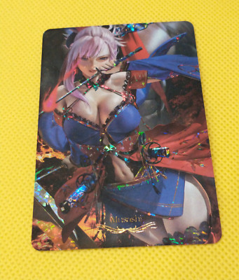 Miyamoto Musashi Anime Waifu Girl ACG Holo Card