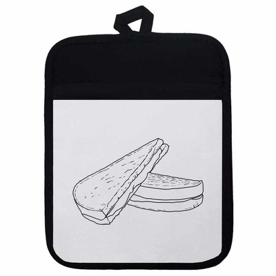Topflappen/Ofenhandschuh 'Gegrilltes Käse-Sandwich' (PH00013467)
