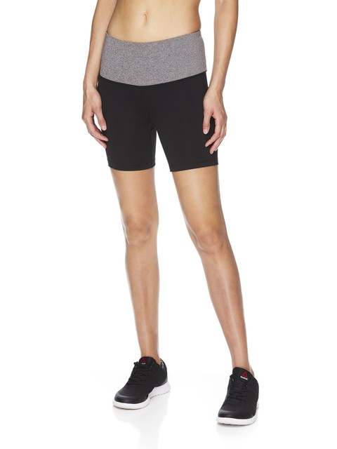 reebok cardio high rise shorts