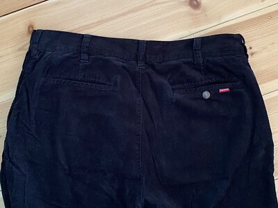 パンツ Supreme Corduroy Pants 34 SUPREME CORDUROY TROUSERS. SIZE 34. BLACK. | eBay