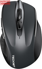 TECKNET Bluetooth Maus, Wiederaufladbare Maus...