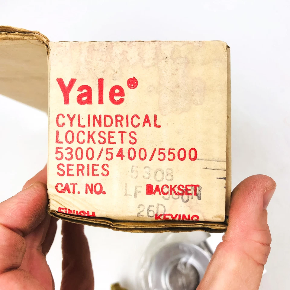 Yale Classroom Utility Lockset 5308 LF Litchfield 380N 26D Satin Chrome New NOS - Image 2 of 4