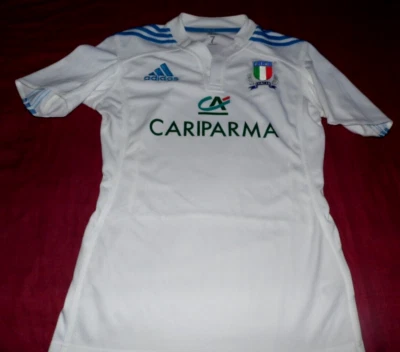 Maillot De Rugby De Match De L'Italie Saison 2012/2013 Taille 7/L - Photo 1/4