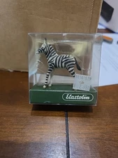 Hausser Preiser Elastolin Germany ZEBRA FOAL plastic animals G Gauge NOS