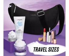 Lancome 7 Pieces Renergie Cream Skin Care, Makeup & bag Set