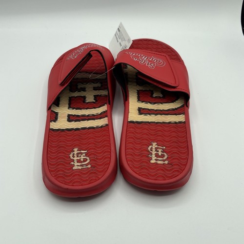 Foco St. Louis Cardinals Slides Sandals Men’s Size Medium New - Picture 5 of 9