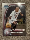 Signed On Card 2024-25 Bowman University Chrome Labaron Philon #49 76’ers A
