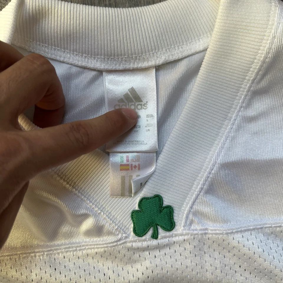 Camiseta de fútbol irlandesa de lucha Adidas Notre Dame vintage #10 grande para hombre) ncaa Foto 2 de 4