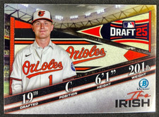 2025 Bowman Draft Ike Irish BOWMAN DRAFT NIGHT #BDN-6 Refractor (RC)