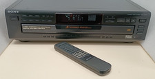 Sony CDP-CE405 5-Disc CD Changer With Remote Working Fine HAS MANY SCRATCHES