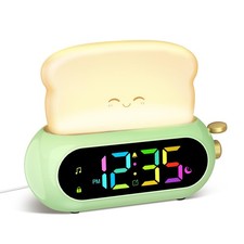 Alarm Clock for Kids, OK to Wake Clock with Night Light and Sound Machine, Pi...