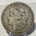 1883 P $1 Morgan Silver Dollar - Attractive Natural Even Toning!  Start @ $64!