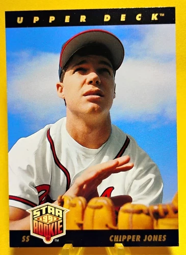 1993 Upper Deck Star Rookie #24 Chipper Jones RC (Braves) HOF