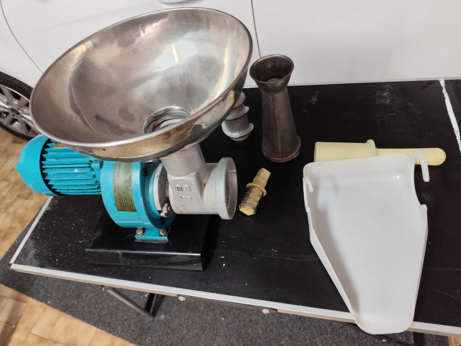 PASSAPOMODORO SPREMIPOMODORO ELETTRICO REBER 0.25 HP CON ACCESSORI MADE IN ITALY
