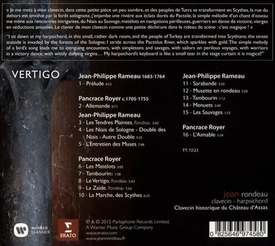 VERTIGO: RAMEAU, ROYER NEW CD