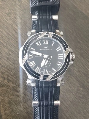 Aquaswiss Black Wristwatches for sale | eBay display picture 3