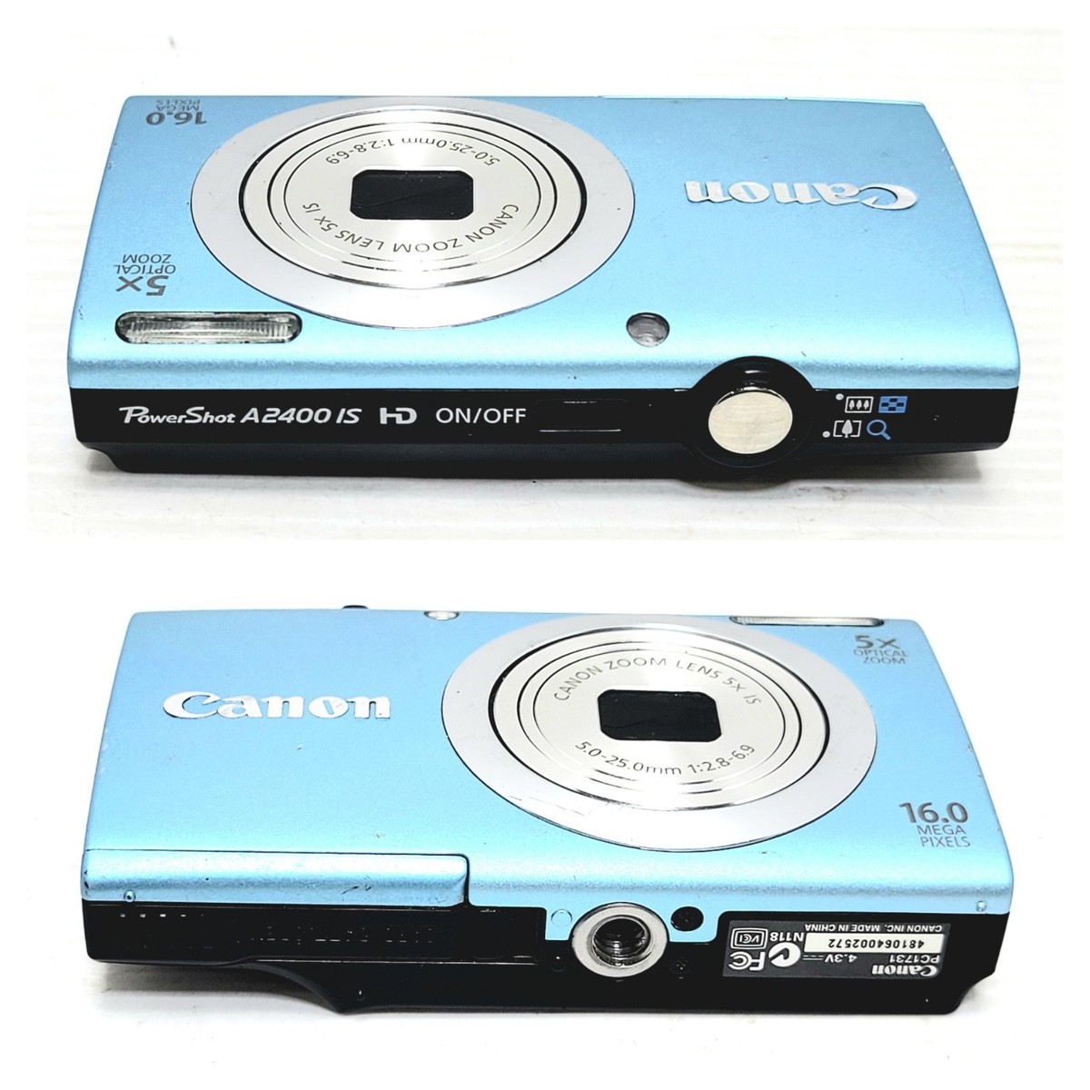 Canon PowerShot A2400 IS 16.0MP Digital Camera - Silver for