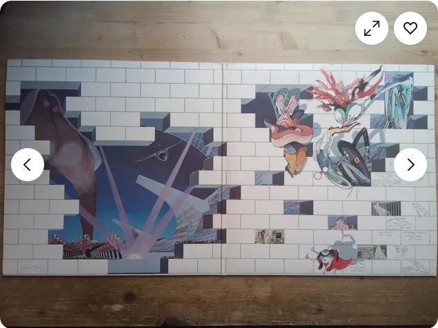 2lp.pink floyd,the wall-1979-holland.double album vinyles ex . - Photo 2/4