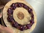 High Grade Natural Purple Mica Heart Shape Bracelet — photo 10