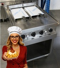 Doppelfritteuse MKN Optima 850, LONDON 2 12 kW + 12 Monate Garantie*