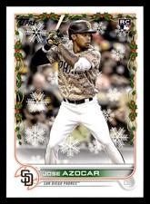 Jose Azocar 2022 Topps Holiday #HW62 Padres ROOKIE