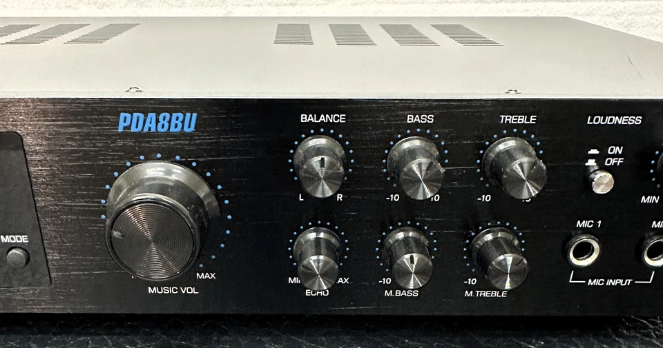 Pyle PDA8BU 5.1 Channel Home Audio Bluetooth MP3/USB/SD/AUX/FM Radio Receiver - Image 3 of 4