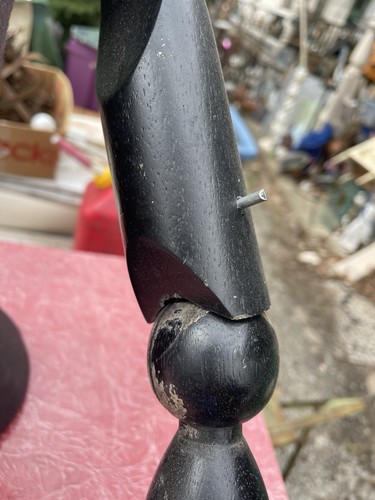 Abito antico vintage torso anni 60 ? Braccia articolate in legno stile francese nere - Foto 8 di 20