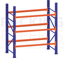 1m (L) 2m (H) 0.5m (D) Warehouse Storage Archive Shelving Racking 1 bay 3 lvl