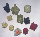 Vintage 80s GI Joe ARAH Assorted Backpack Accessories LOT OF 11 Items