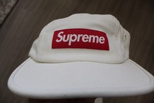 Supreme Ballistic Nylon Camp Cap White Made In USA