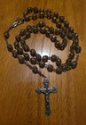 Vintage Rosary Crucifix  With Fauceted Glass Beads  — photo 1