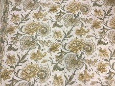 SUZANNE TUCKER CURTAIN FABRIC ‘MAHARANI’ 3M SAGE - 100% LINEN