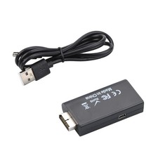 For PS2 To HDMI-Compatible Adaptor HDTV RCA AV Audio Video Converter Plug Play