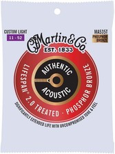 Martin MA535T Authentic Acoustic Lifespan 2.0 Phosphor Bronze Acoustic String Se