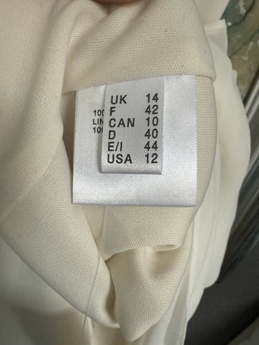 Stunning Empire Line Wedding Dress, Ivory, - Picture 5 of 11