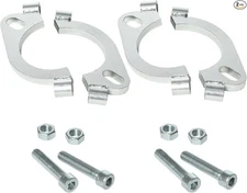 3-1/2 inch Split Flange Repair Kit 2 Bolt 3.5"/89mm Exhaust Flange Flat Oval 3.5