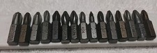 15PC ASSORTED SIZES 1/4" 1" HEX DRIVER BIT SET