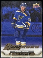 Robby Fabbri 2015-16 Upper Deck Series 1 Young Guns Canvas #C118 - St. Louis RC!