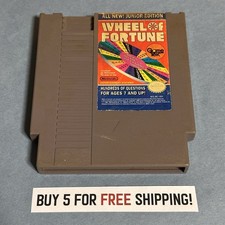 Wheel of Fortune Junior for Nintendo NES - Cartridge Only, Tested/Works (1985)