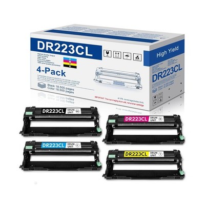 ﻿DR223 DR223CL Drum Unit Set 4 Pack Replacement for Brother DR-22