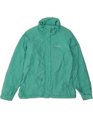 Columbia Damen Windbreaker Jacke UK 14 Medium Grün Polyester DH78